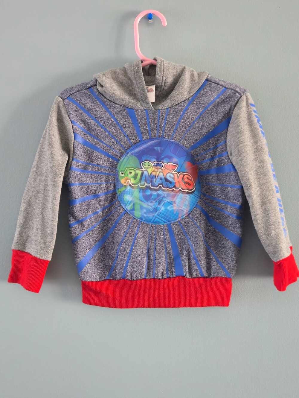 PJ Masks Pull On Hoodie with Holograph Patch 2T